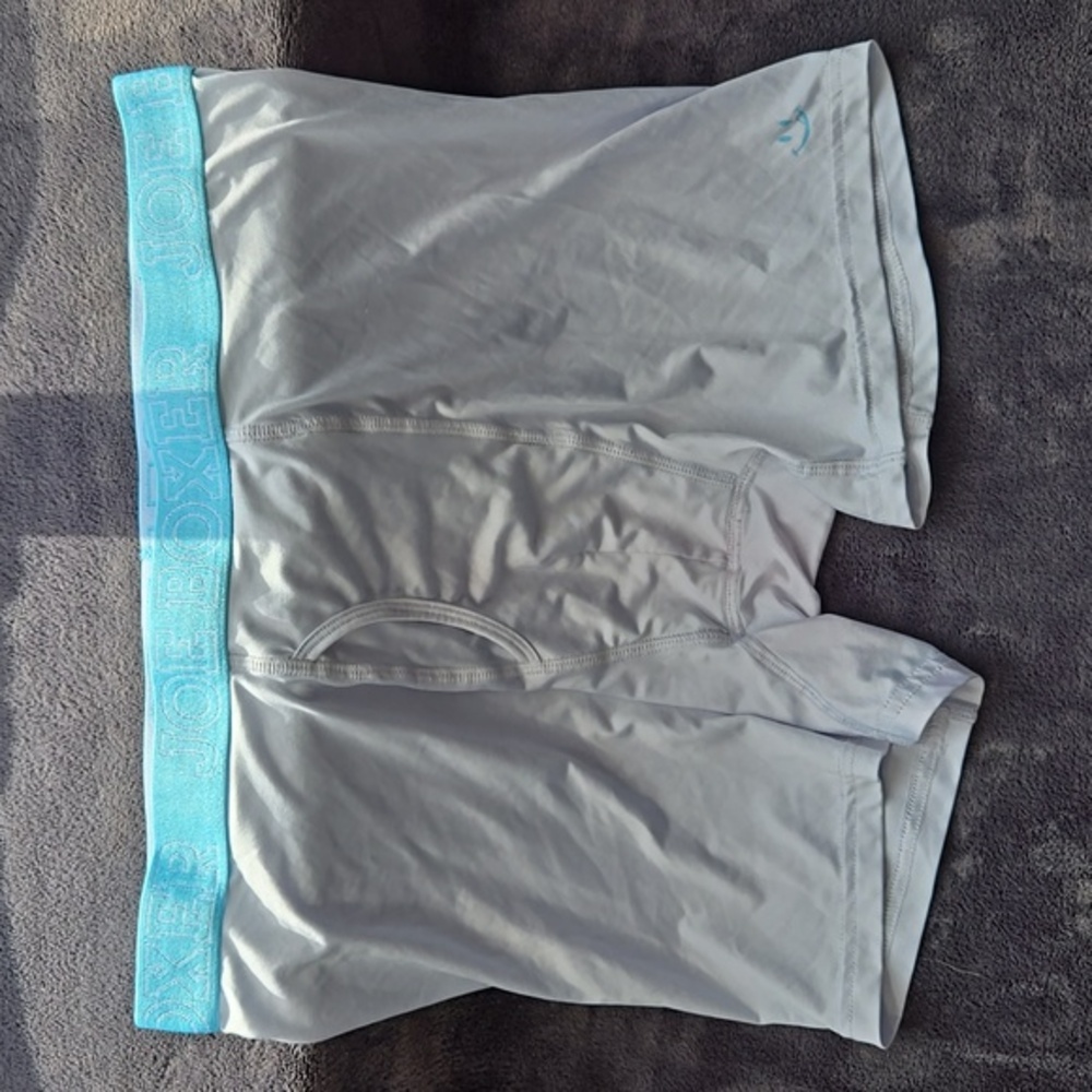 Joe Boxer - Light Blue Microfiber Boxer Briefs